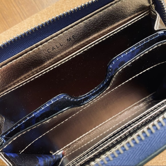 Stella & Dot Blue Wristlet Wallet - Picture 7 of 8